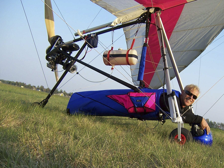 powered two perso electric hang glider for sale